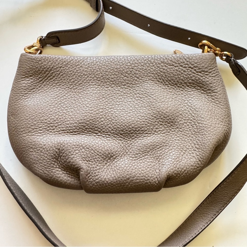 Marc by Marc Jacobs Taupe Classic Q Percy Leather Crossbody Bag - Picture 10 of 12